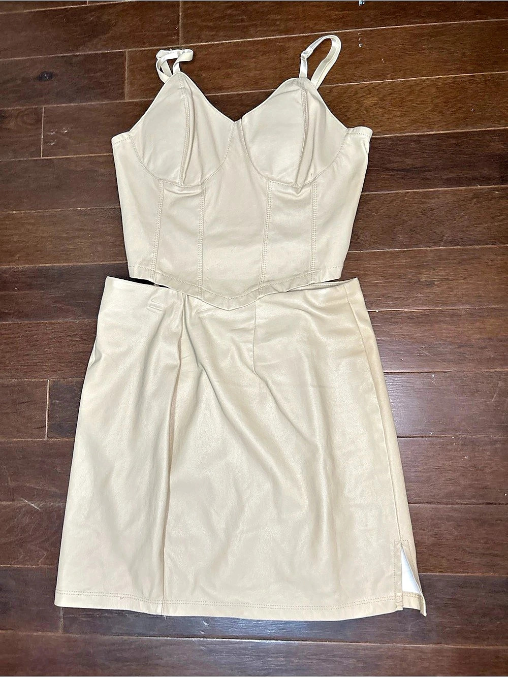 Mini Cami Dress in Cream Like New